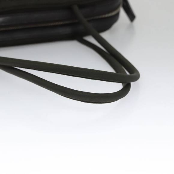 PRADA Hand Bag Nylon Khaki Silver Auth 103571 - Picture 7 of 16